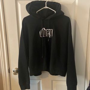Obey Crop Hoody